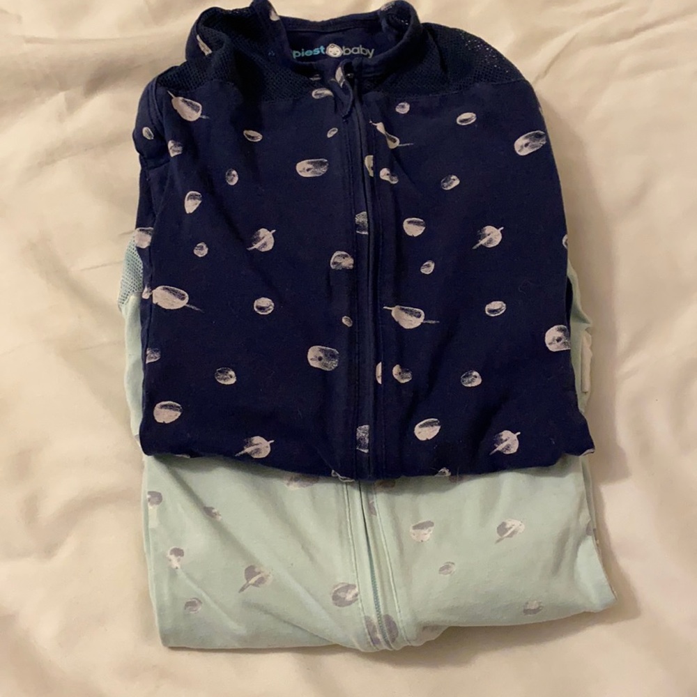 Navy & light teal Sleepea sacks 🤍